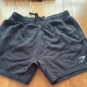 Gymshark Black Athletic Shorts Lightweight Workout Essential